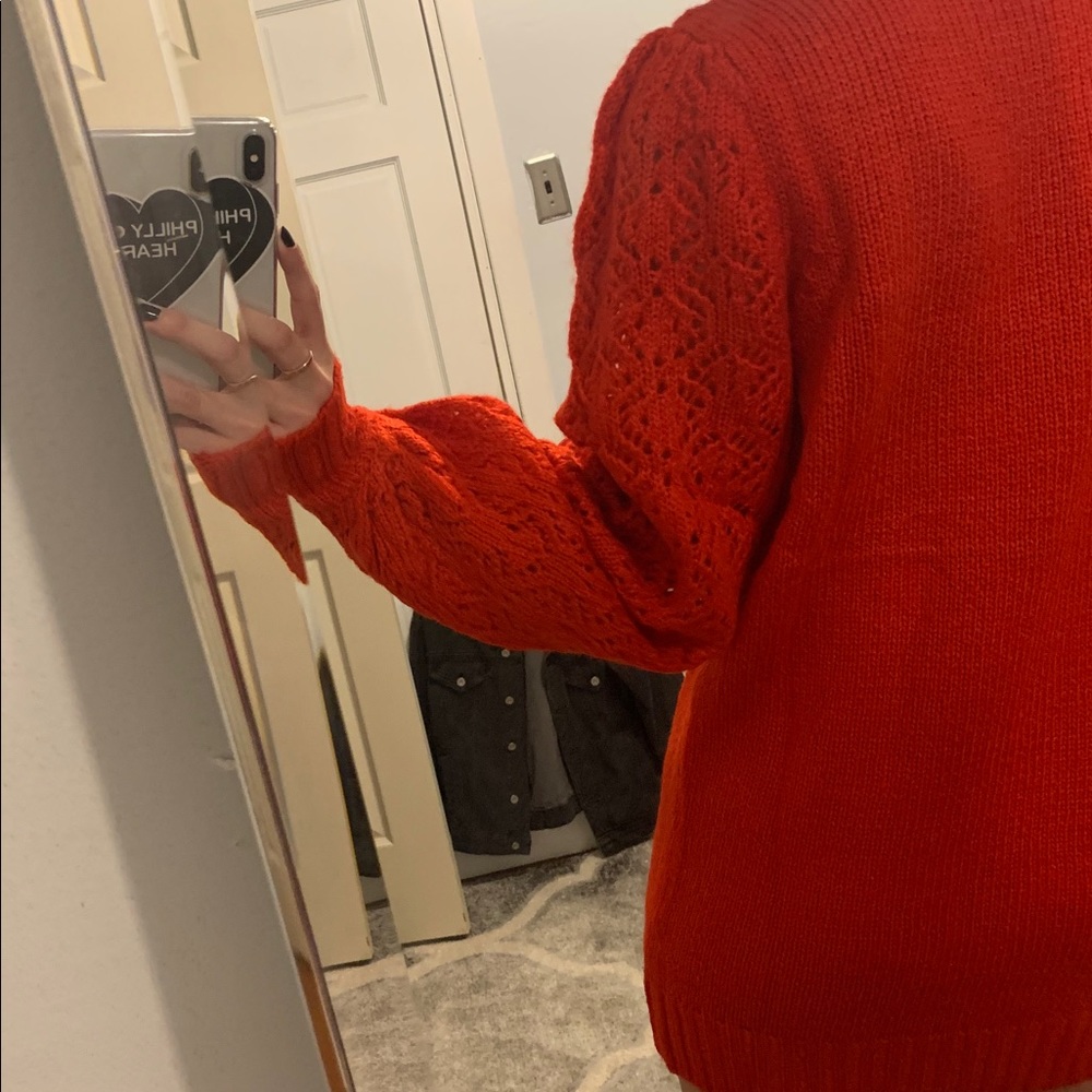 Red Francois turtle neck dress sale - Picture 6 of 12